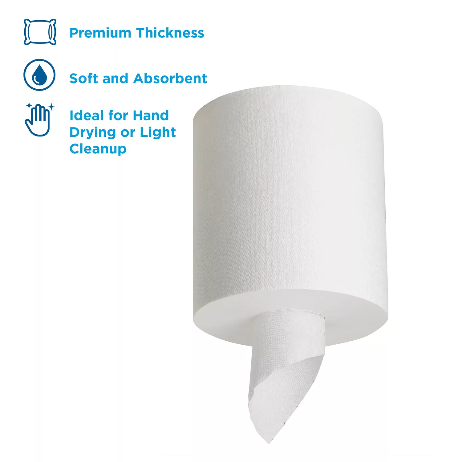SofPull Centerpull Regular Capacity Paper Towel. White. 320 Sheets. 6 Rolls (28124)