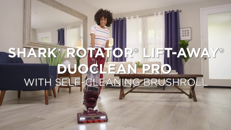 Shark® Rotator® Lift-Away® DuoClean® Pro with Self-Cleaning Brushroll Upright Vacuum. ZU780