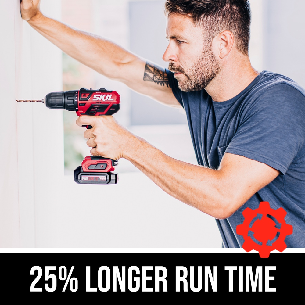 SKIL PWR CORE 12 2-Tool 12-volt Brushless Power Tool Combo Kit Case (1 Li-ion Battery Included and Charger Included)