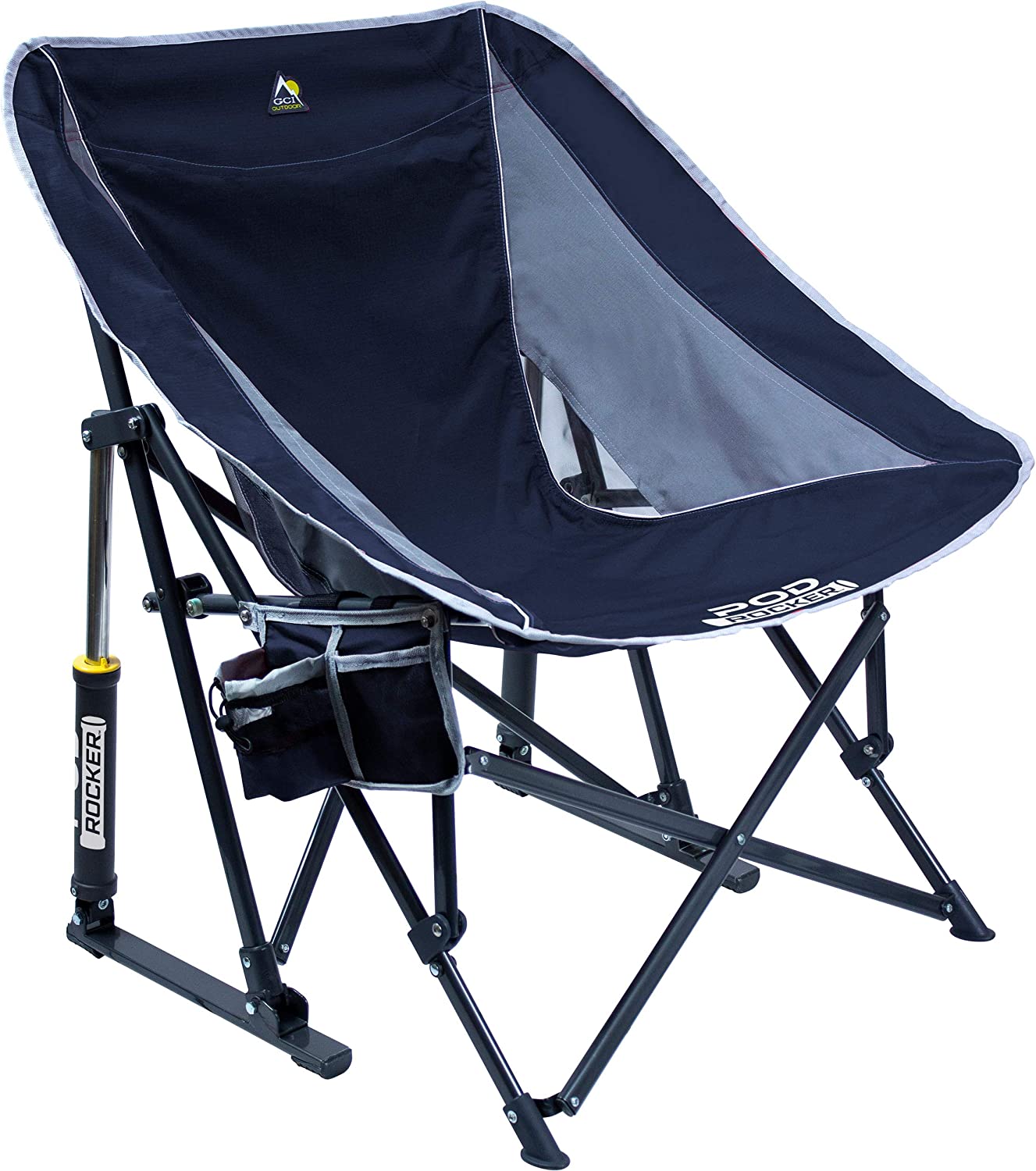 GCI Outdoor Pod Rocker Collapsible Rocking Chair. Indigo Blue
