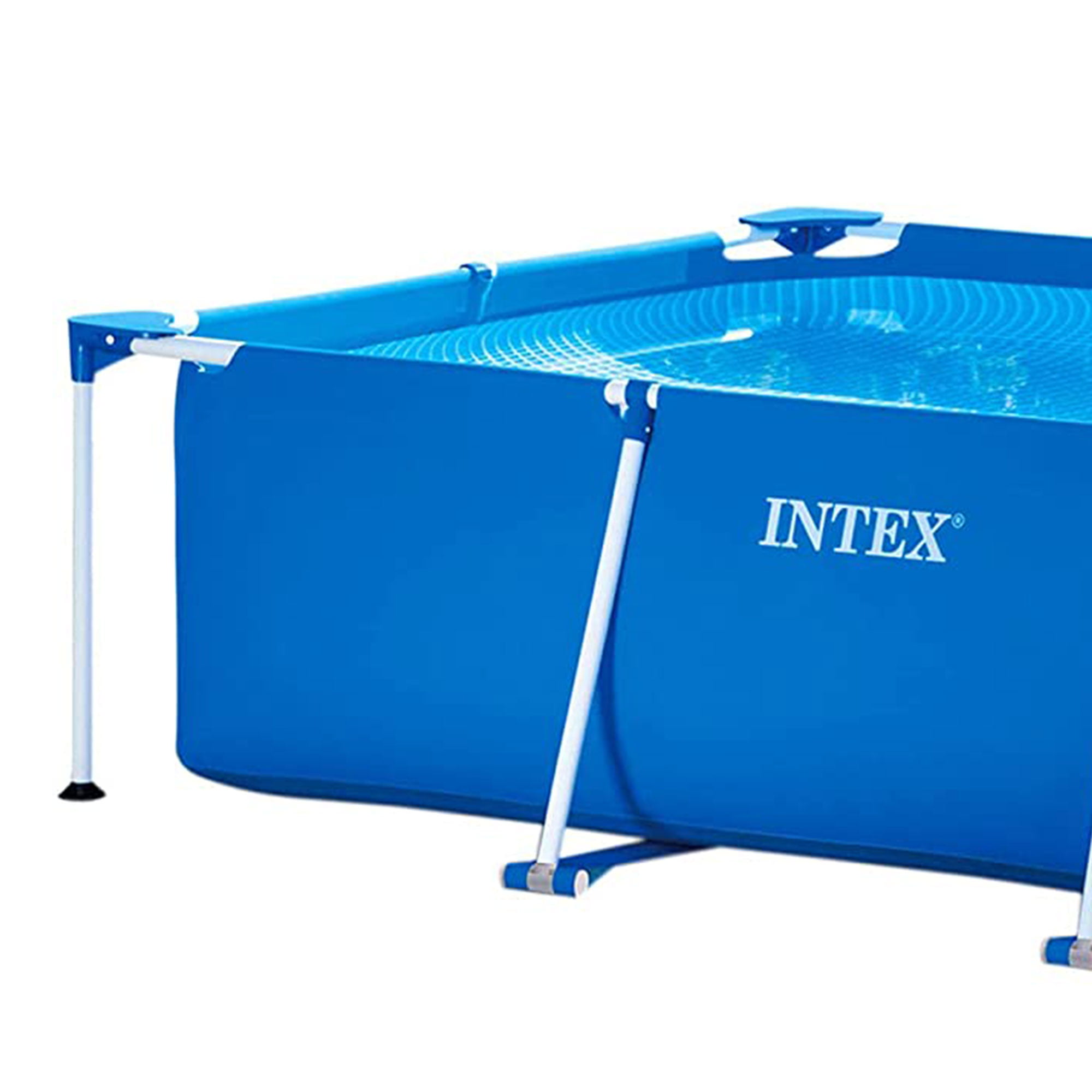 Intex 86″ x 23″ Rectangular Frame Above Ground Outdoor Splash Swimming Pool.Rectangle