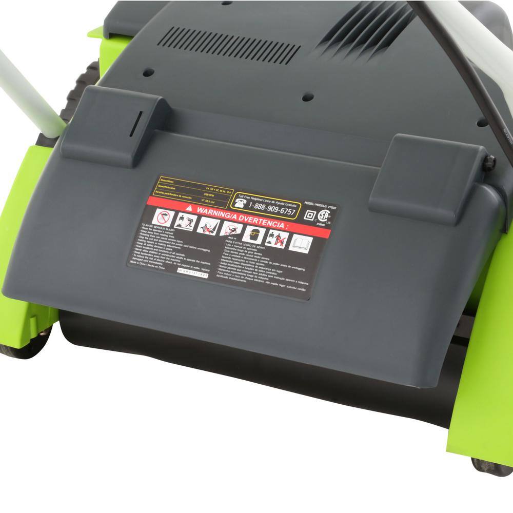 Greenworks 27022 14 in. 10 Amp Electric Corded Cultivator Dethatcher