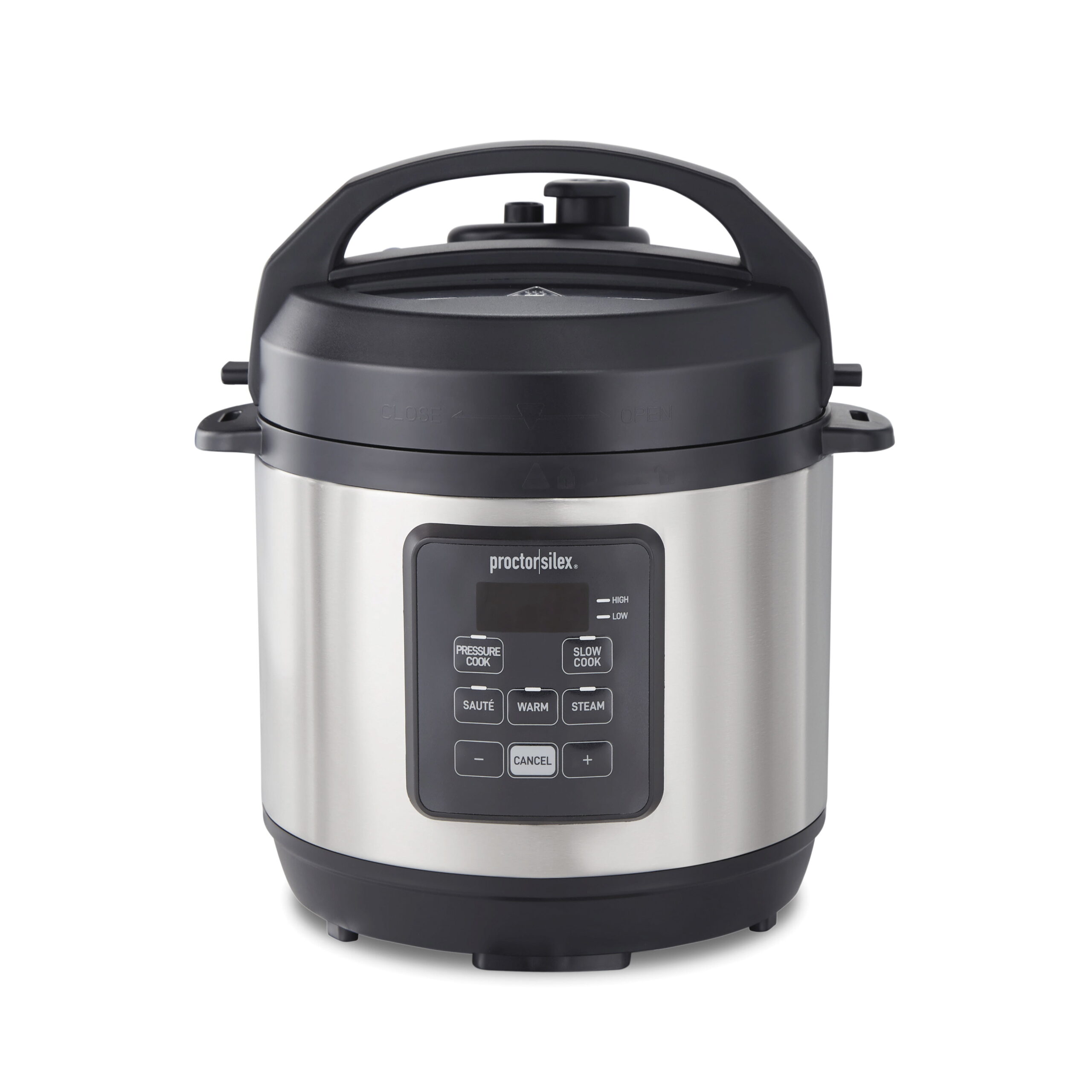 Proctor Silex 3 Quart Simplicity Pressure Cooker. Multi-Cooker. Slow Cooker. Steamer. Sauté. Rice Cooker. True Slow Technology. 34503