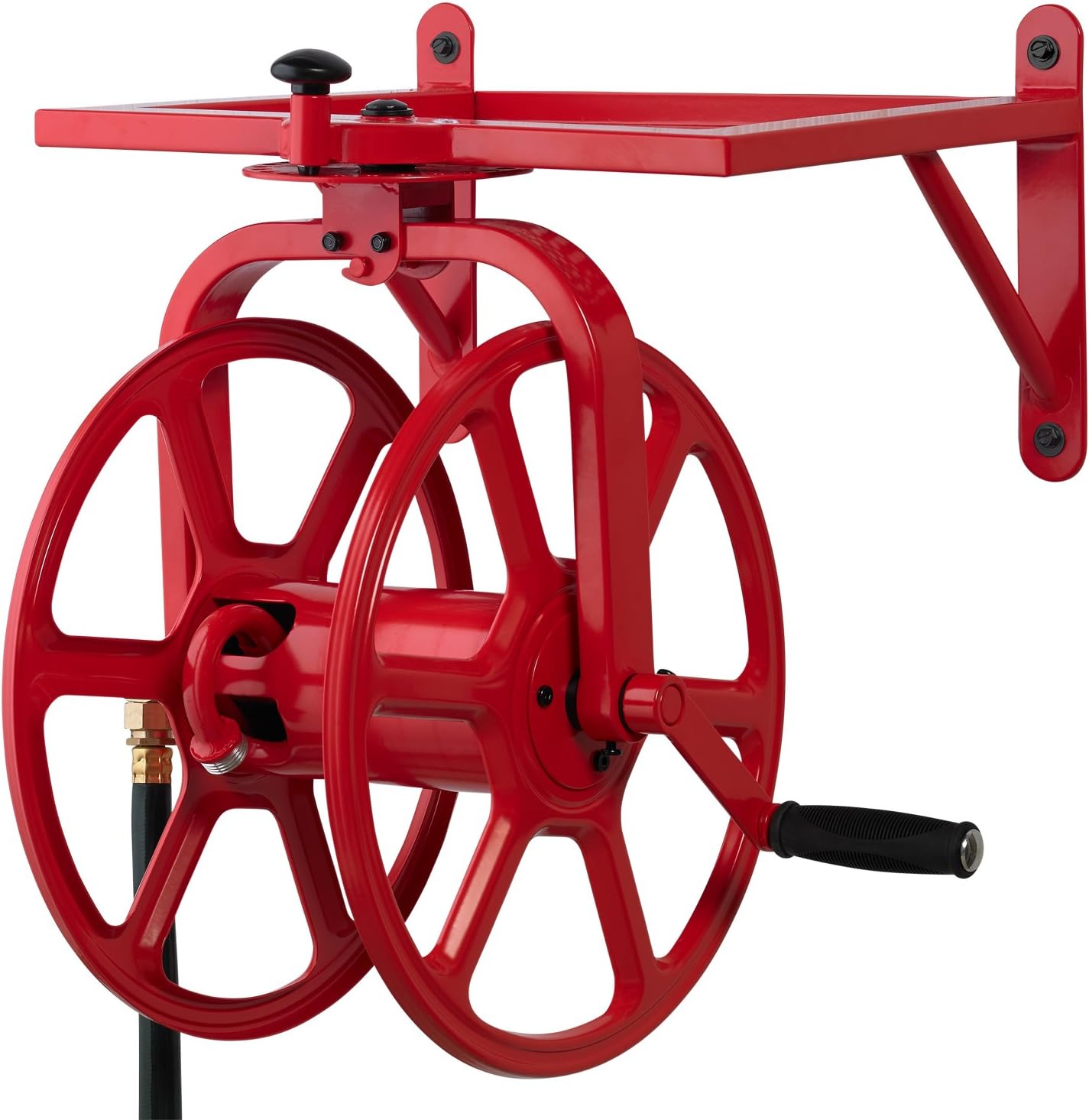 Liberty GARDEN 713 Revolution Multi-Directional Garden Hose Reel. Red