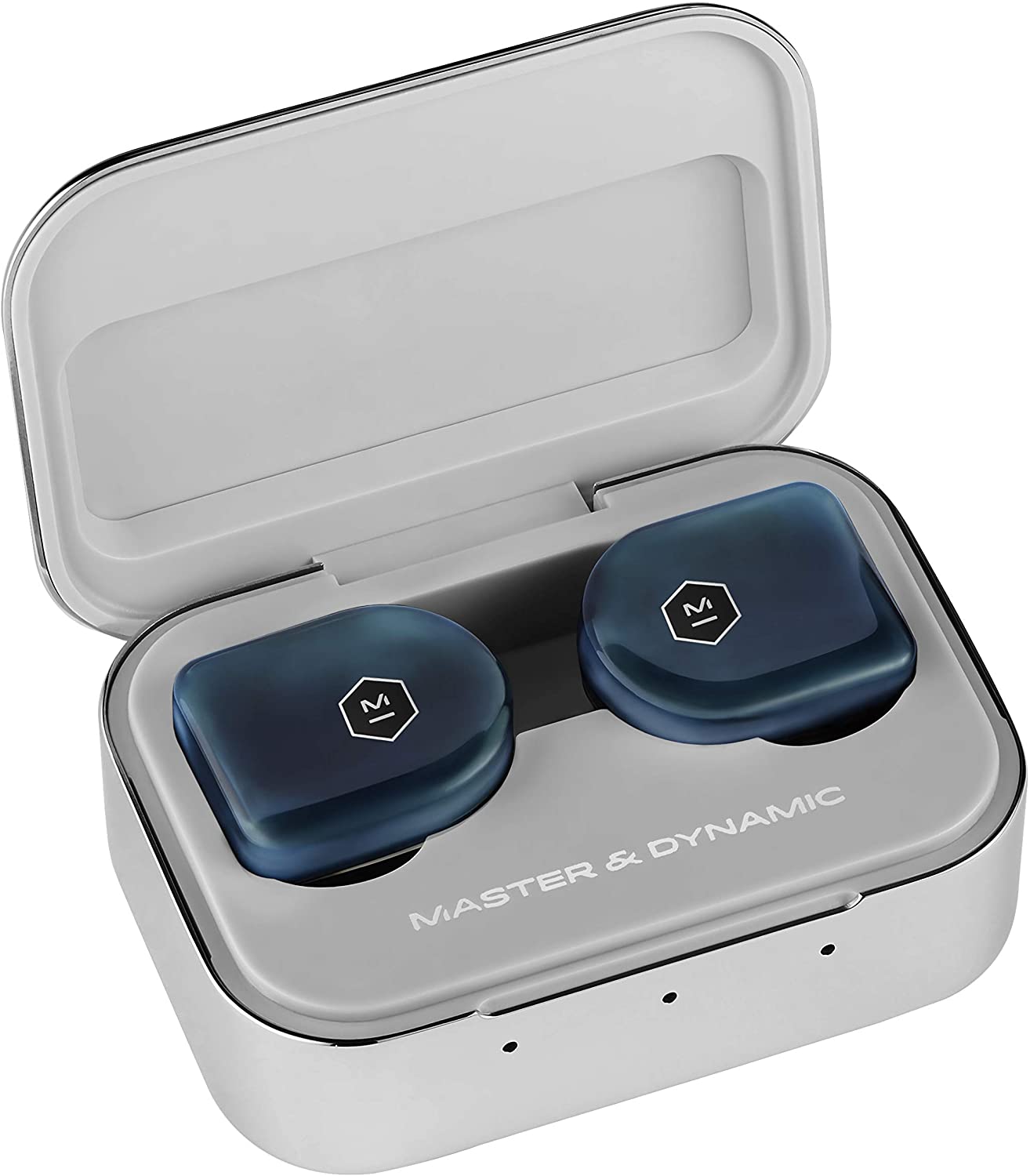 Master and Dynamic MW07 Plus True Wireless Earphones - Steel Blue
