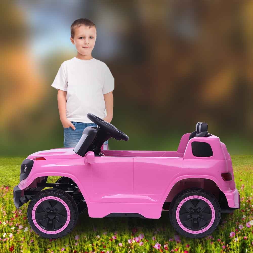 Ktaxon 6V Kids Ride On Car RC Remote Control Battery Powered w/ LED Lights. 3 Speed