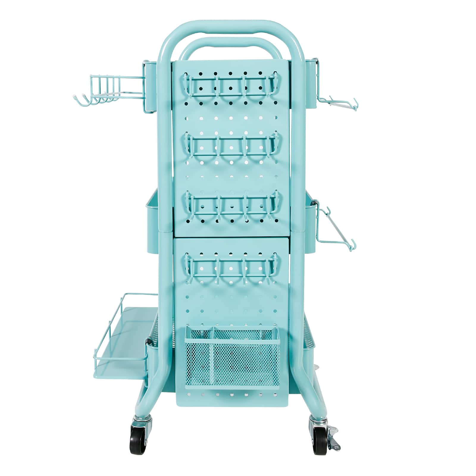Simply Tidy Gramercy Rolling Cart. Teal