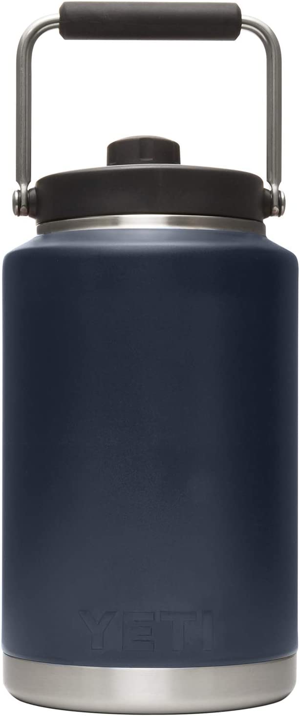 YETI Rambler Gallon Jug. Vacuum Insulated. Stainless Steel with MagCap. Navy