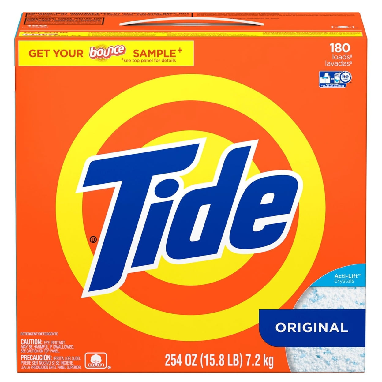 Tide Ultra Powder Laundry Detergent (254 Ounce. 180 loads)