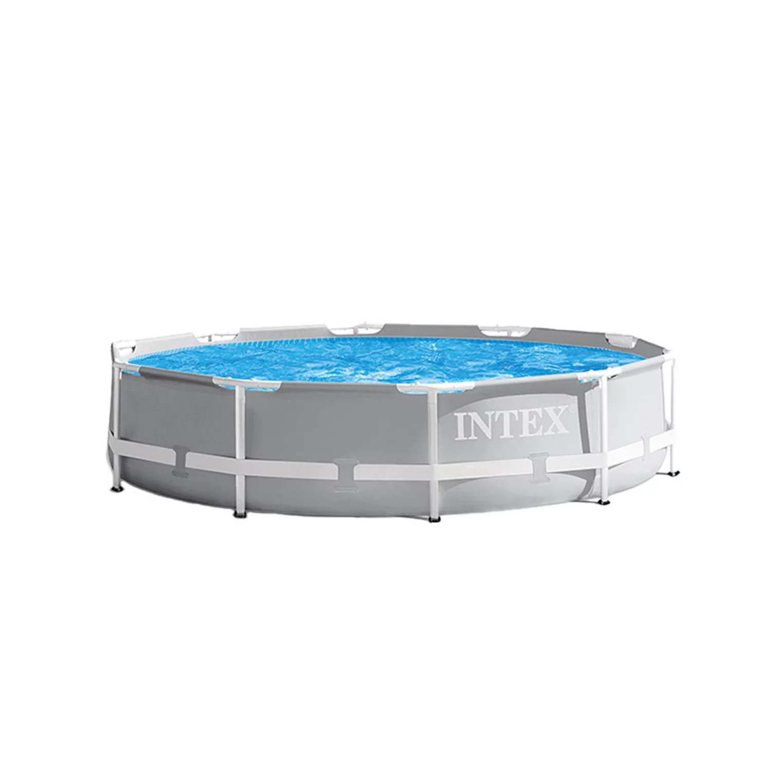 Intex 10′ x 30″ Above Ground Swimming Pool w/ 330 GPH Filter Pump & Pool Ladder
