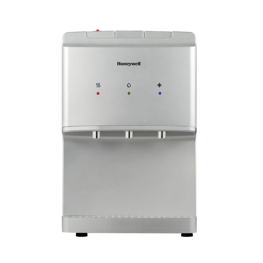 Honeywell HWDC-200S Premium Tri-Temperature Countertop Water Cooler in Silver