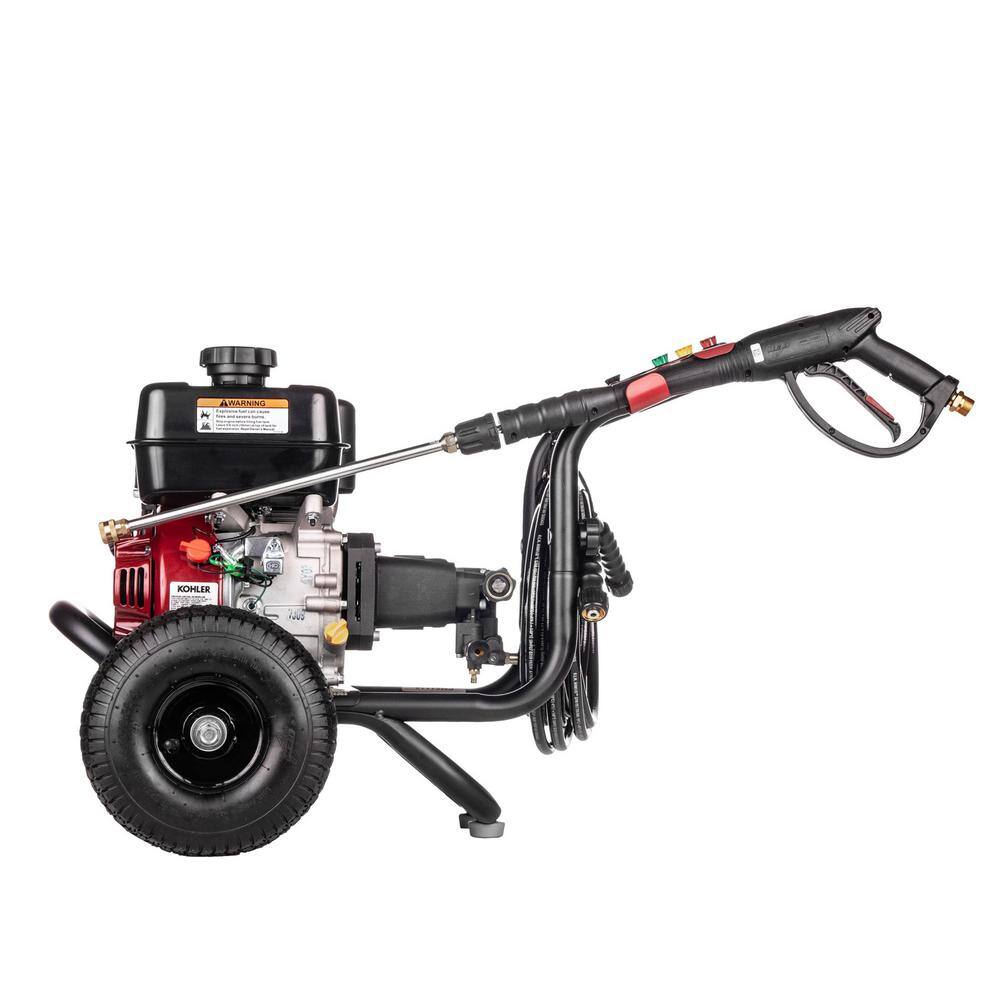 SIMPSON CM61118-S Clean Machine 3500 PSI 2.5 GPM Cold Gas Residential Pressure Washer with KOHLER SH270 Engine