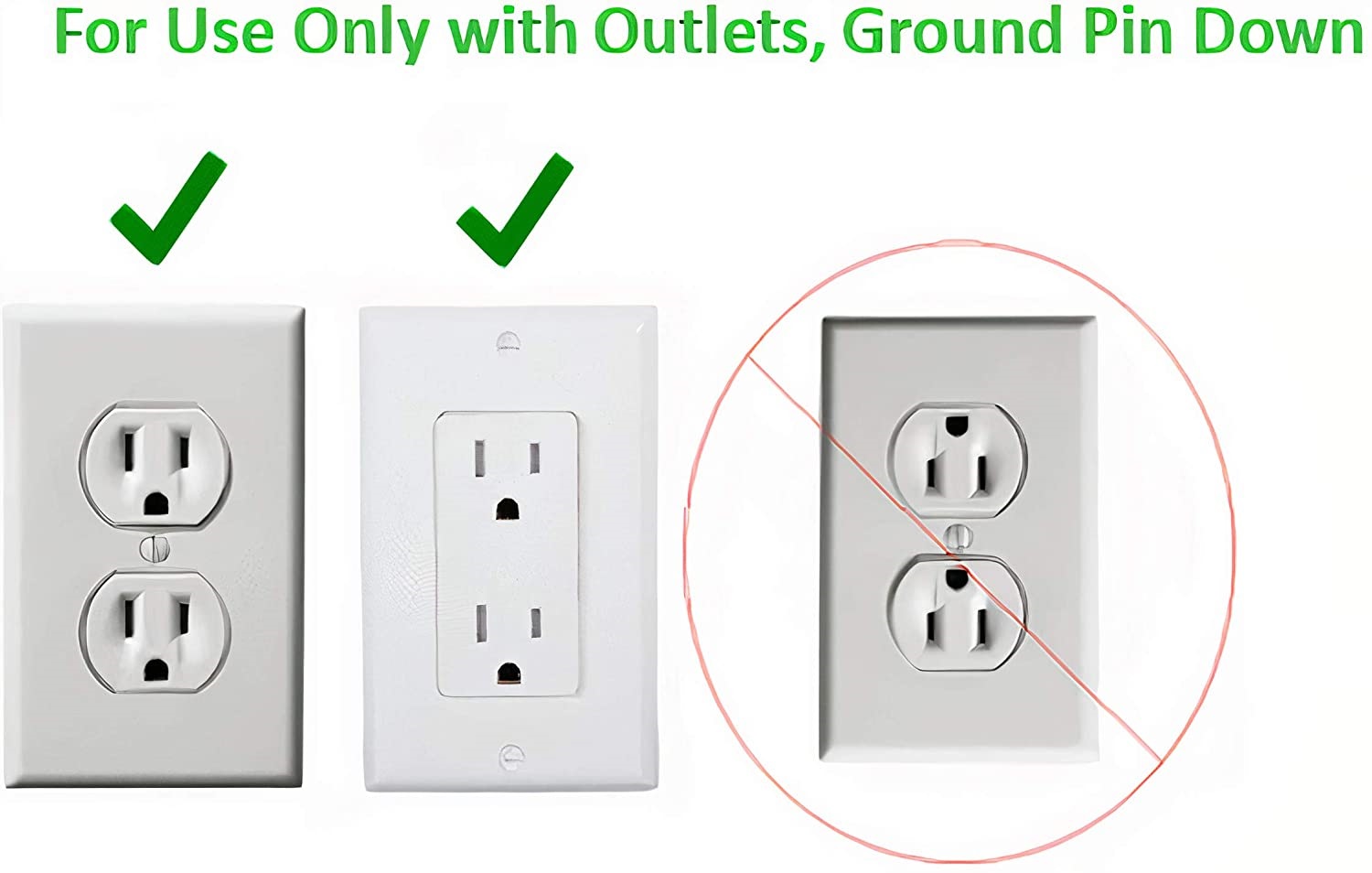 Sleek Socket Ultra-Thin Electrical with 3-Outlet Cord Power Strip. 3-Foot
