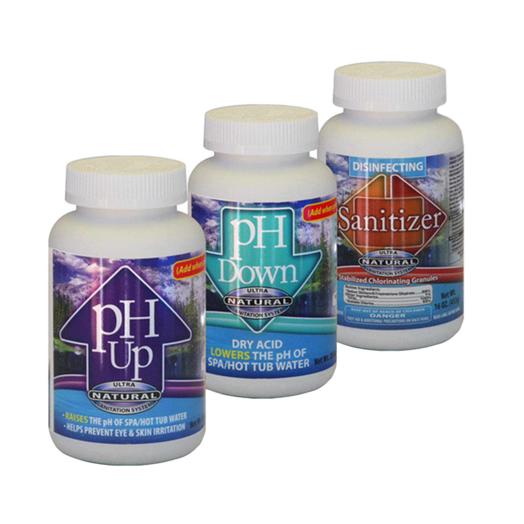 Waters Choice All Natural Hot Tub Spa Water Maintenance Kit. 3 Month Supply