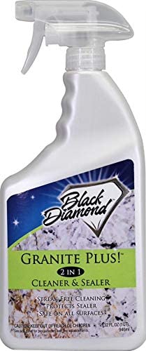 Black Diamond Stoneworks GRANITE PLUS! 2 in 1 Cleaner & Sealer. 1-Quart