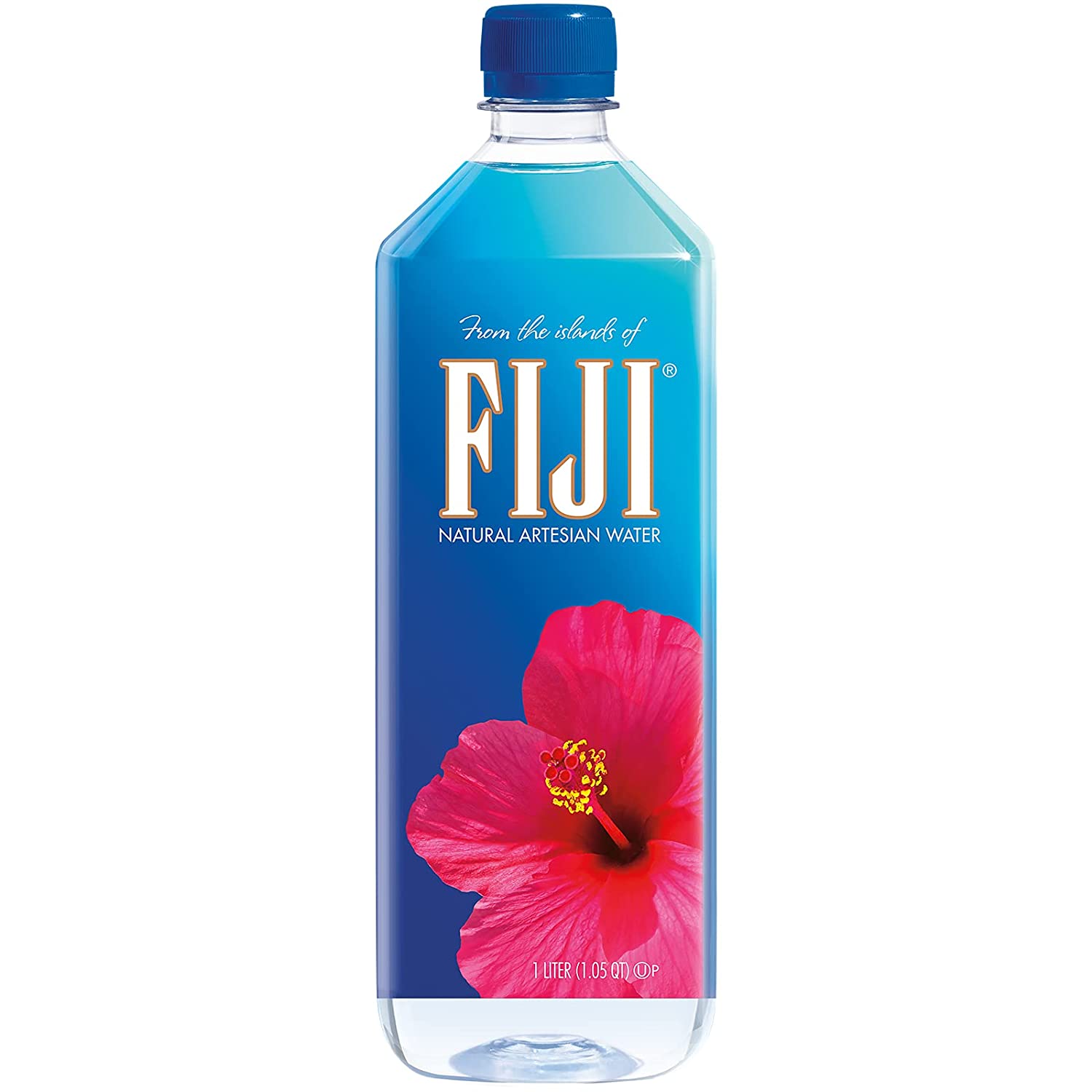 FIJI Natural Artesian Water. 33.8 Fl Ounce Bottle (Pack of 12)