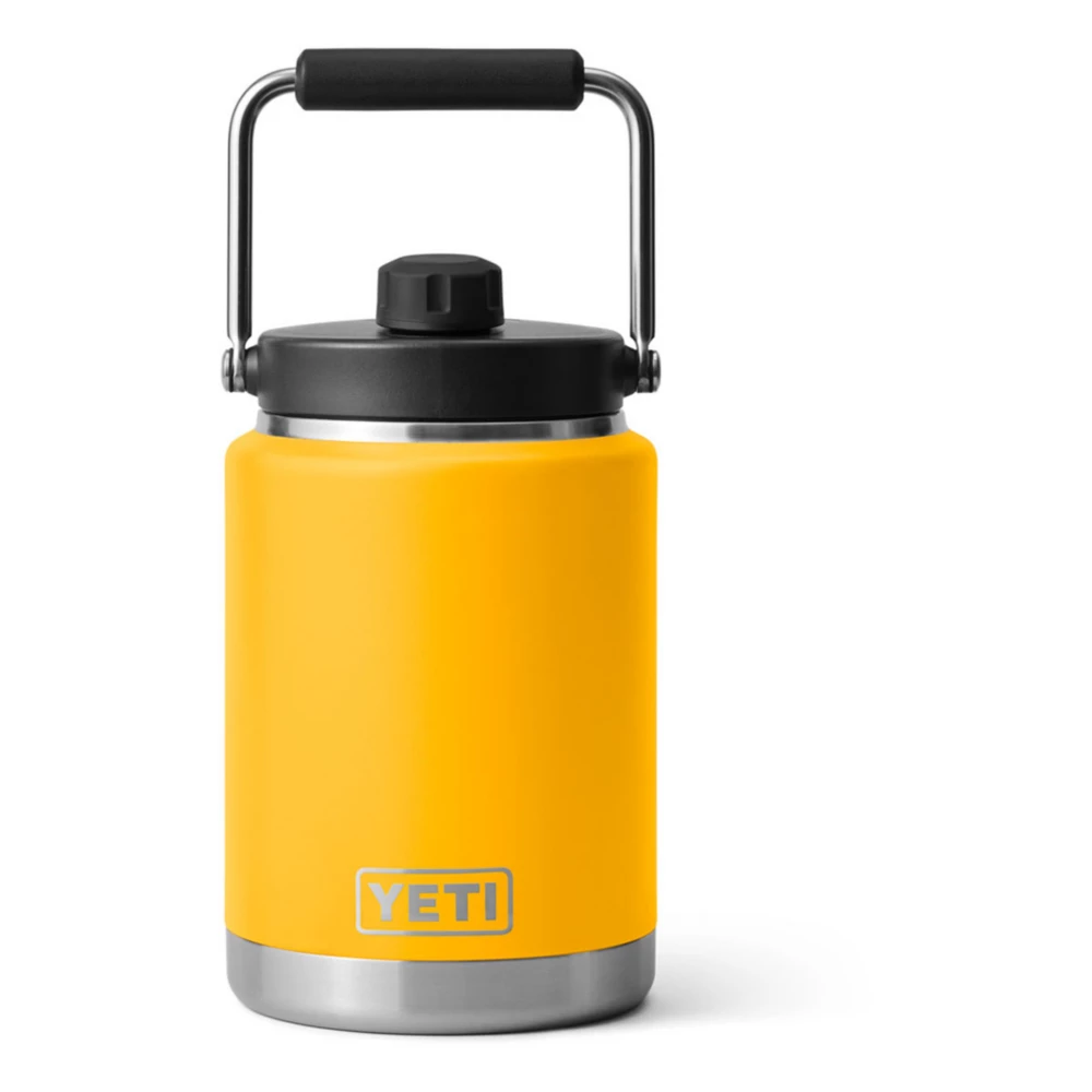 YETI Rambler Half Gallon Jug. Vacuum Insulated. Stainless Steel with MagCap. Alpine Yellow