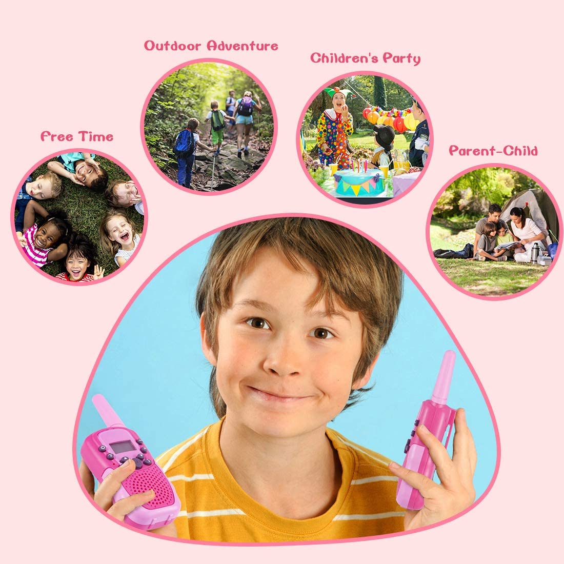 Selieve Toys for 3-12 Year Old Girls Boys. Walkie Talkies for Kids 22 Channels