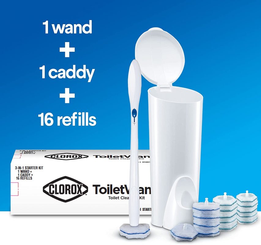 Clorox ToiletWand Disposable Toilet Cleaning System. 16 Disinfecting ToiletWand Refill Heads