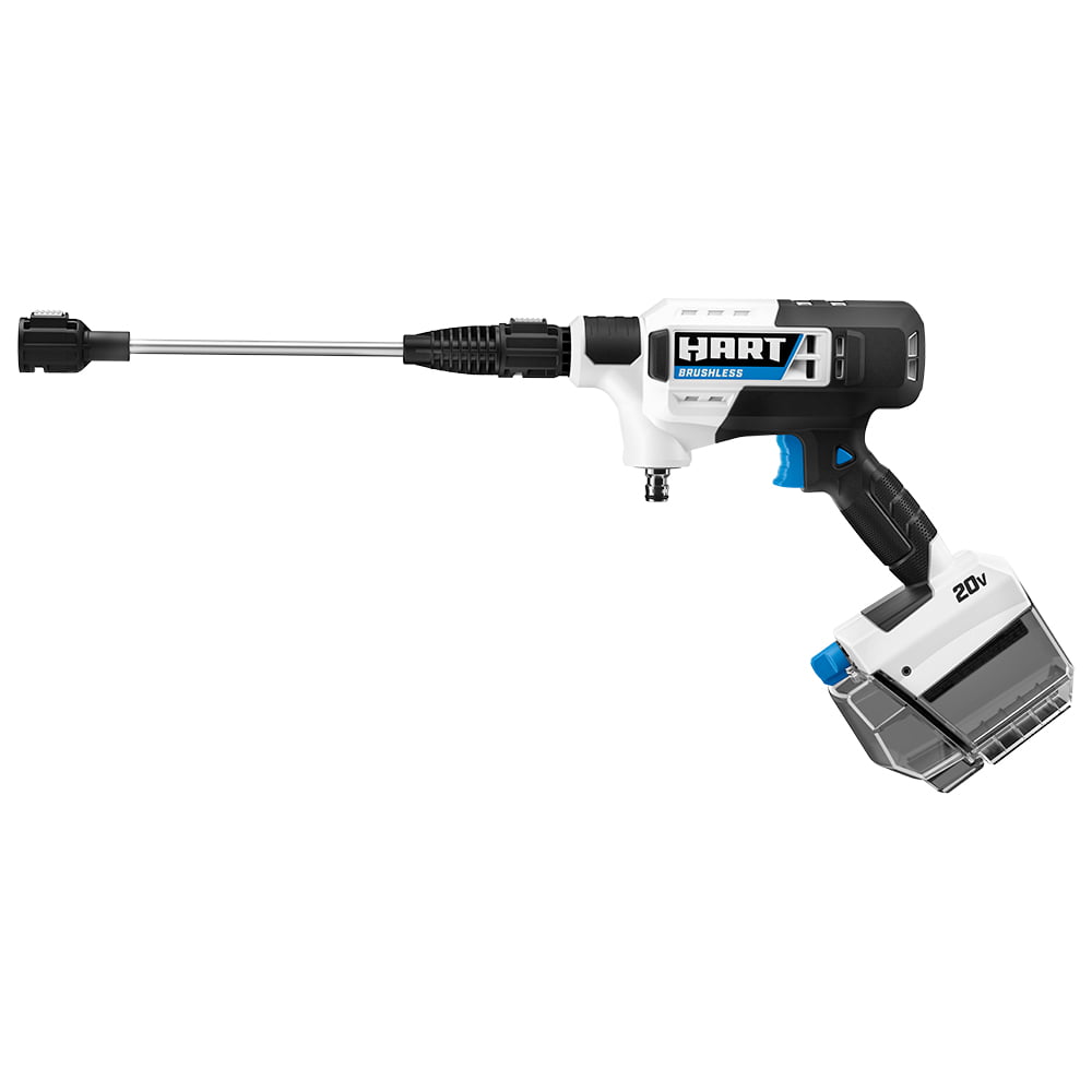 HART 20-Volt Cordless Brushless 600PSI Power Cleaner Kit (1) 20-Volt 4.0Ah Lithium-Ion Battery