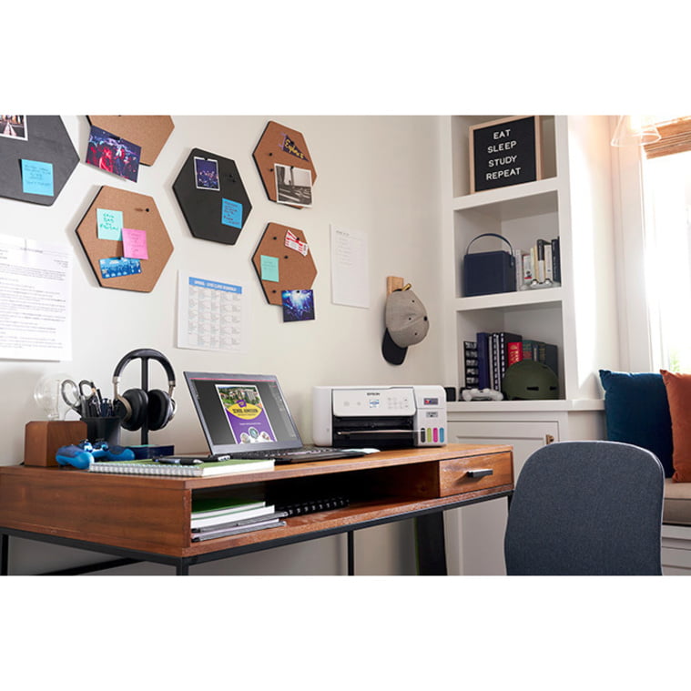 Epson EcoTank ET-2800 Inkjet Multifunction Printer-Color-Copier/Scanner-5760×1440 Print-120 sheets Input-Color Scanner-1200 Optical Scan-Wireless LAN-Epson Smart Panel App-Epson iPrint-Epson Remote Print-Apple AirPrint-Mopria