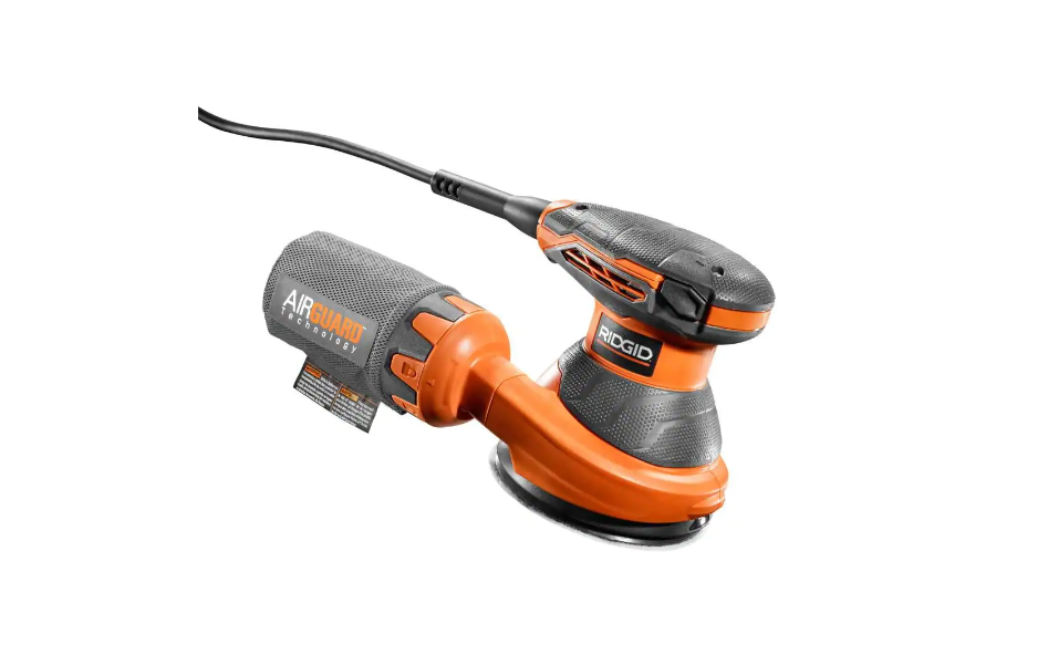 RIDGID R26011 3 Amp Corded 5 in. Random Orbital Sander with AIRGUARD Technology