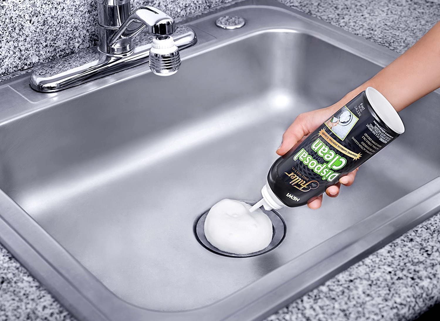 Fuller Brush Garbage Disposal Drain Cleaner Foam with Multipurpose Brush Kit