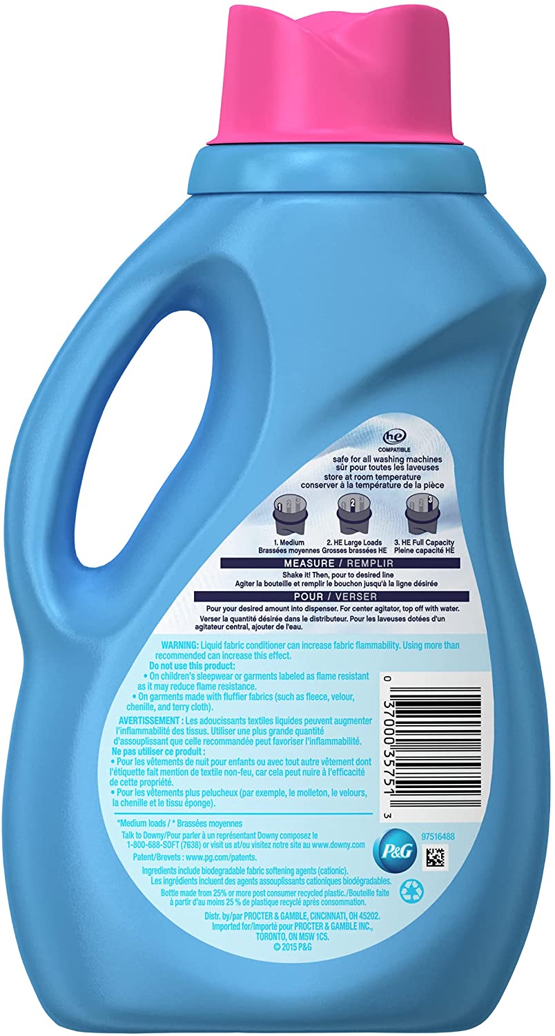 Downy Ultra April Fresh Liquid Fabric Softener 40 Loads 34 Fl Oz. 6 Pack