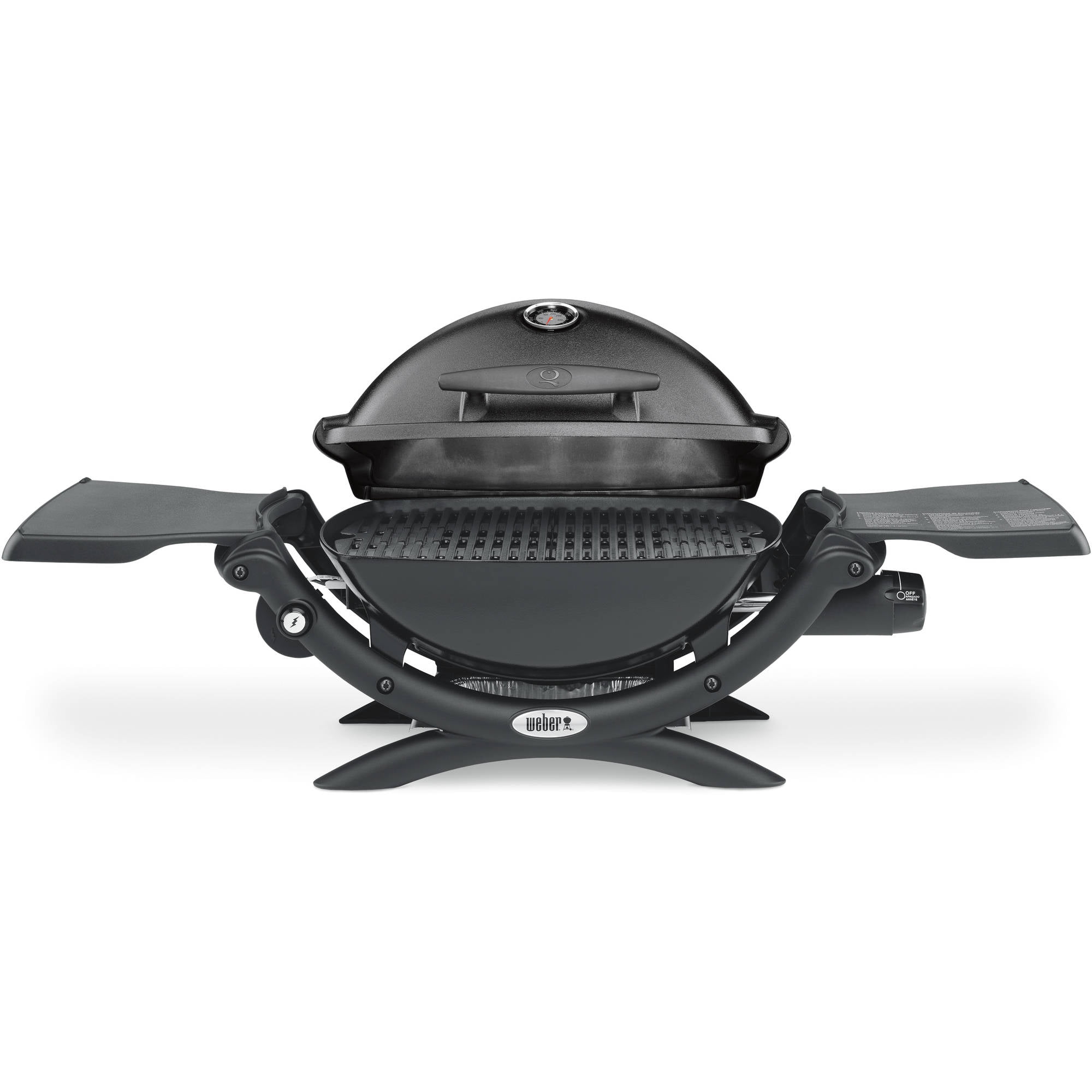 Weber Q 1200 Portable Gas Grill. Black