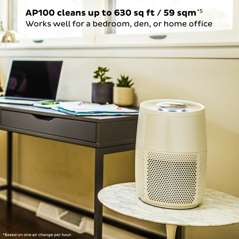 Instant HEPA Quiet Air Purifier. From the Makers of Instant Pot with Plasma Ion Technology for Rooms up to 630ft2; removes 99% of Dust. Smoke. Odors. Pollen & Pet Hair. for Bedrooms & Offices. Pearl