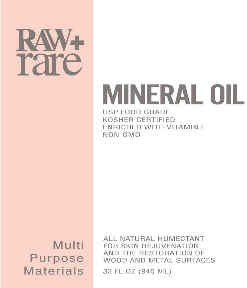 Raw Plus Mineral Oil 32 oz. Food Grade Safe Wood/Bamboo Oil