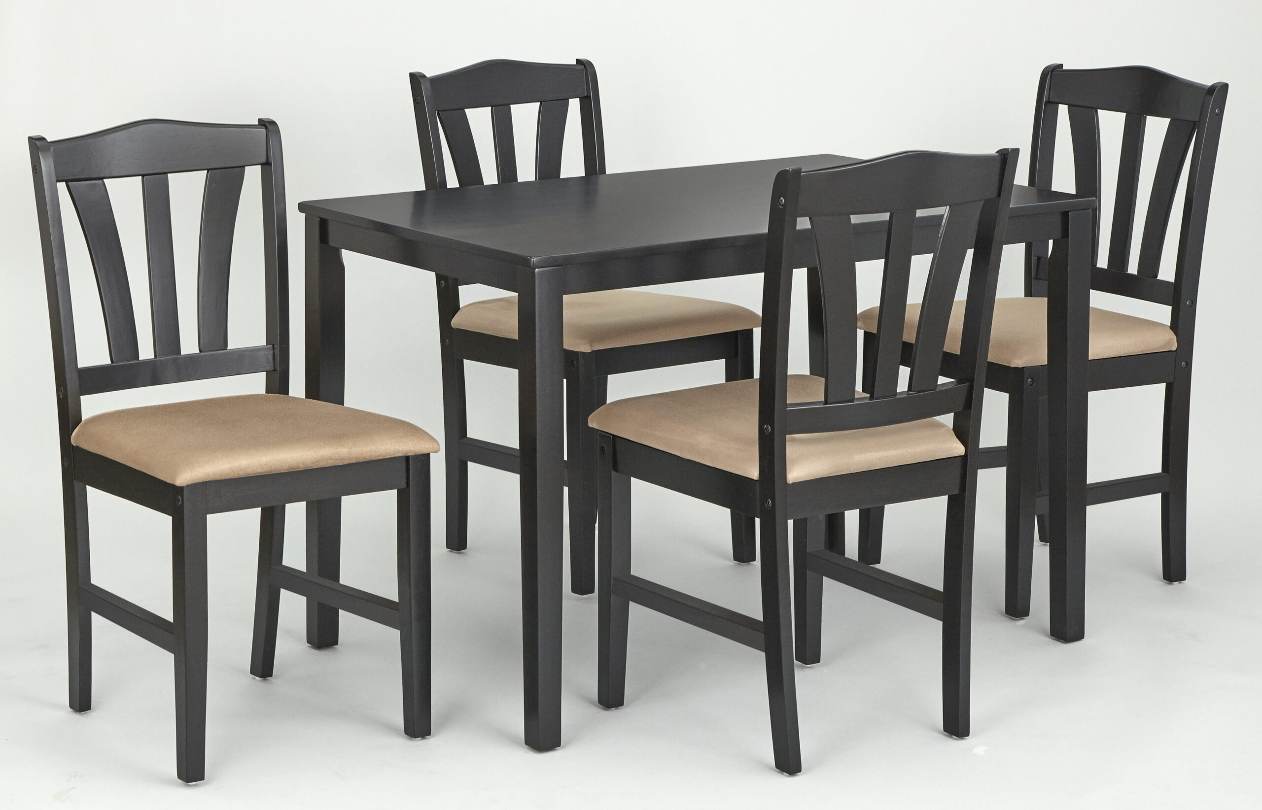 TMS Metropolitan 5-Piece Dining Set. Black