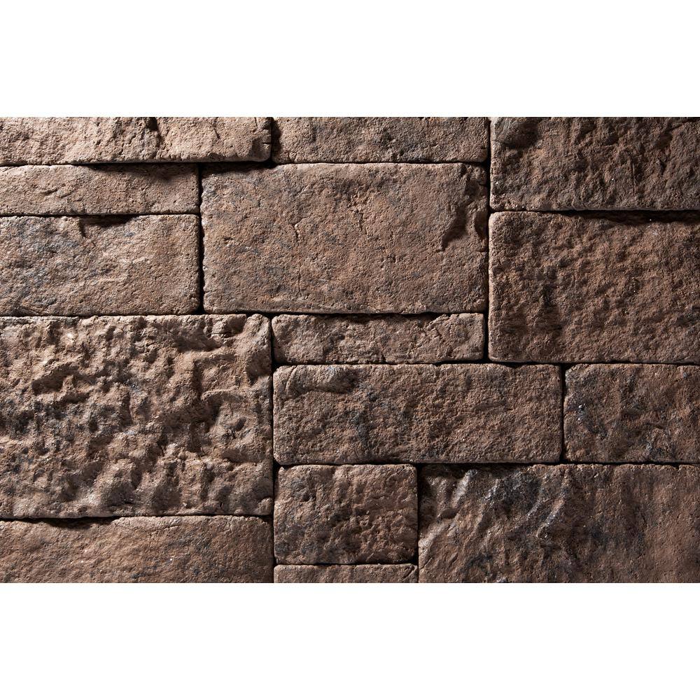 Evolve Stone NR-GR-KM-F Non-Rated Georgetown Run Style Kodiak Mine Color Flat Stone Mortarless Veneer (14.25 sq. ft. per Box)
