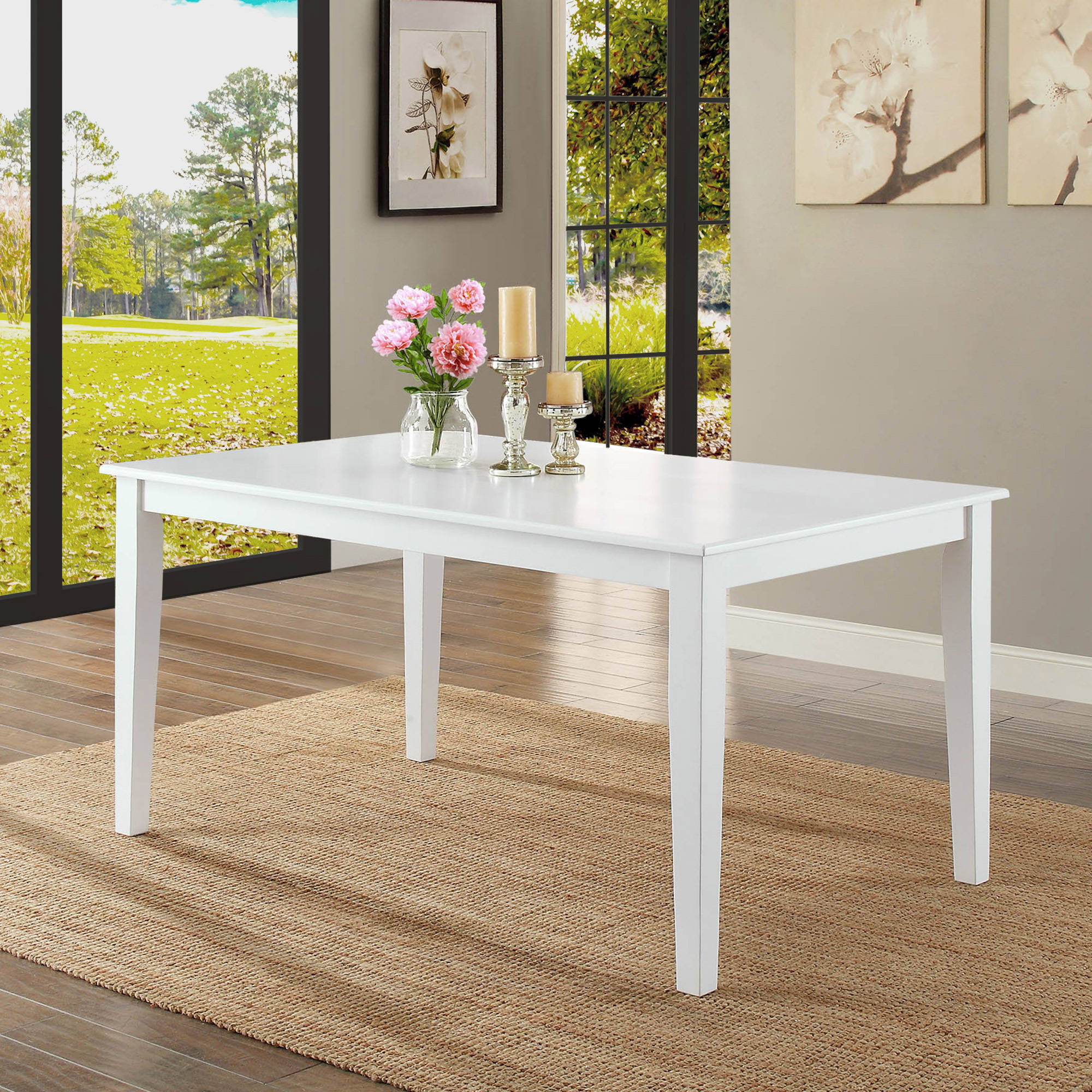 Better Homes & Gardens Bankston Dining Table. White