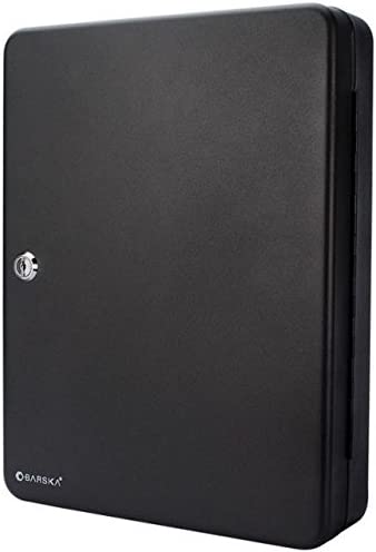 Barska CB12484 Key Lock 48 Position Adjustable Key Cabinet Lock Box Black