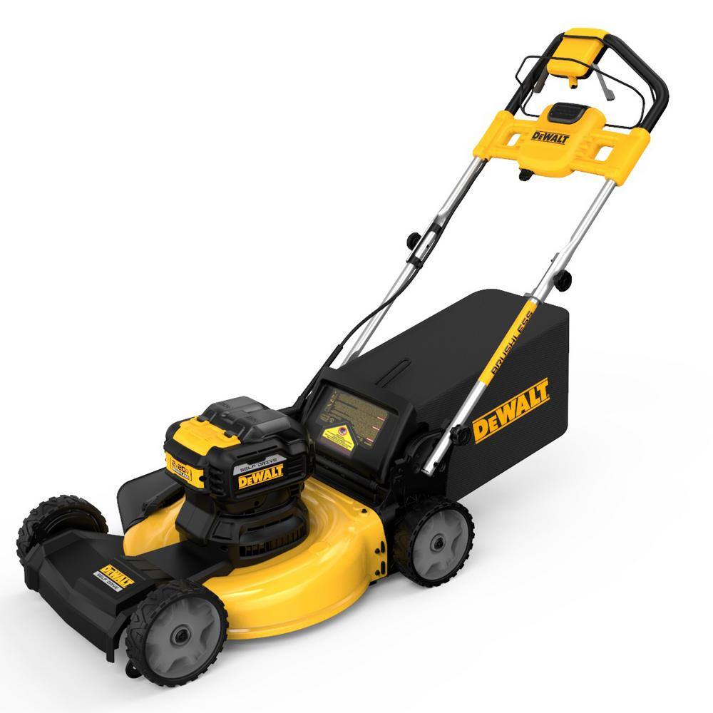 DEWALT DCMWSP244U2 20V MAX 21.5 in. Battery Powered Walk Behind Self Propelled Lawn Mower with (2) 10Ah Batteries & Charger