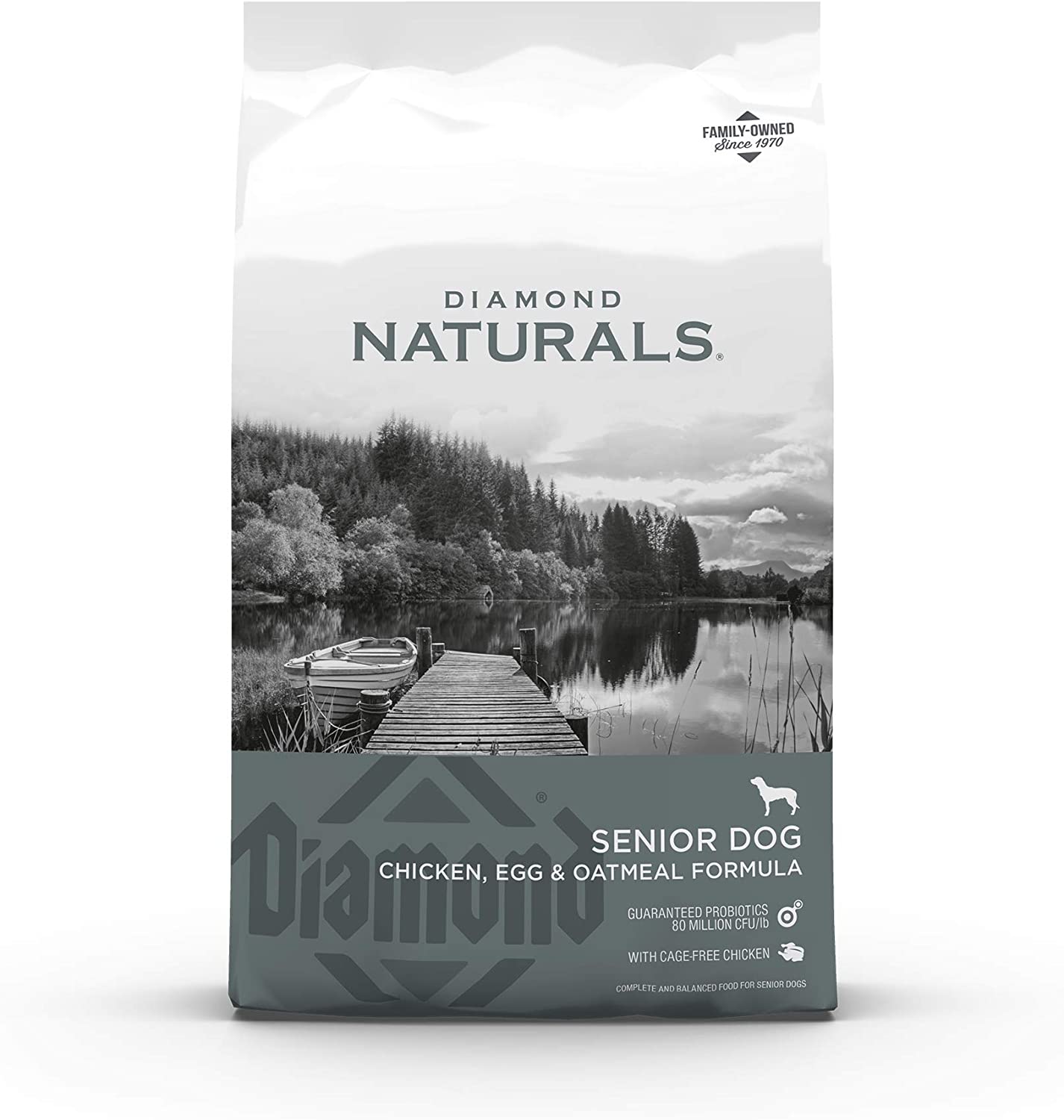 Diamond Naturals Senior Real Meat Recipe Natural Dry Dog Food With Real Cage Free Chicken. 35Lb