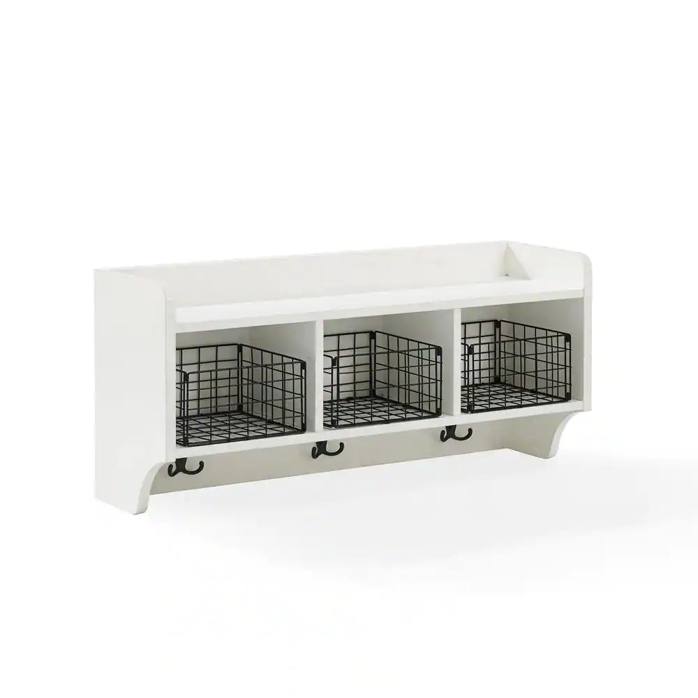 CROSLEY FURNITURE Fremont White Entryway Shelf