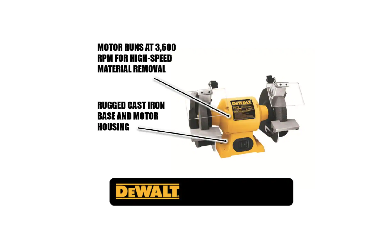 DEWALT DW758 8 in. 205 mm Bench Grinder