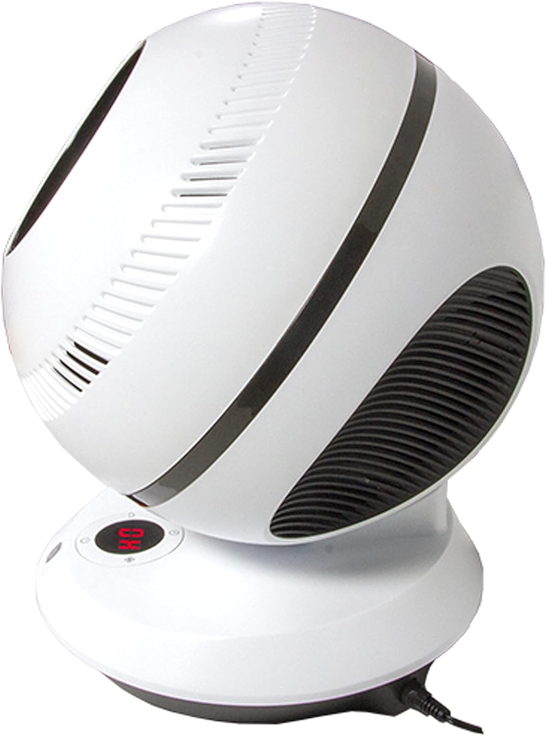 GreenTech Environmental pureFlow QT7 Bladeless Fan - Desk Fan for Bedroom. Home Office - Unique 90 Degree Vertical and Horizontal Oscillating Fan with Remote. Energy Efficient and Whisper Quiet