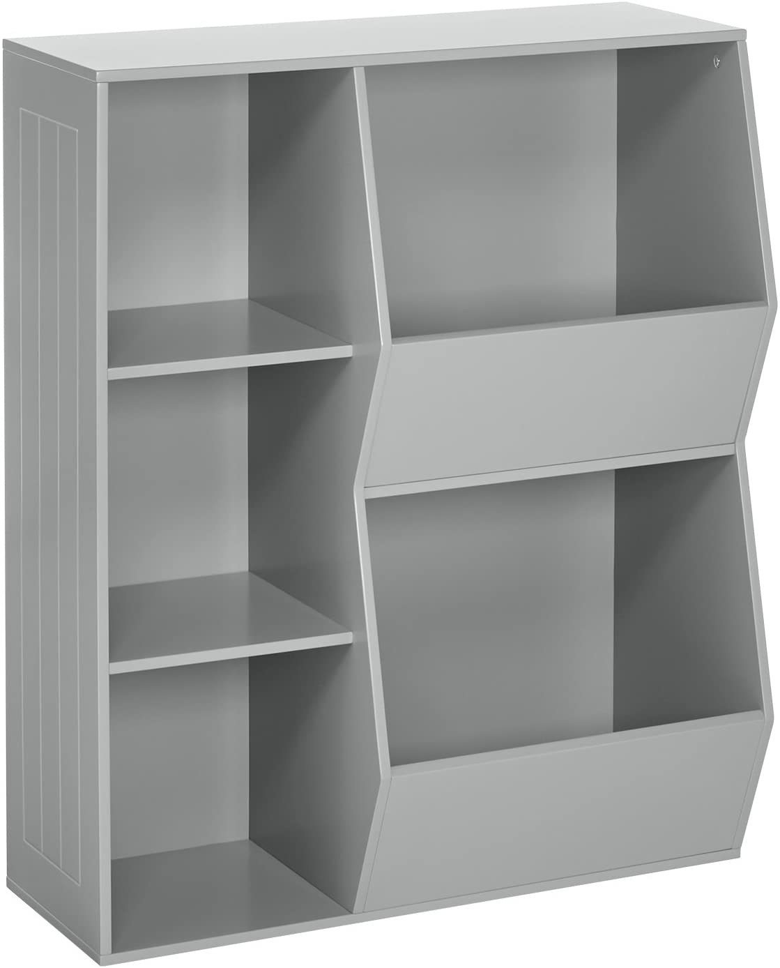 RiverRidge  Gray Composite Kids Bookcase (30.13-in W x 36.69-in H x 13.75-in D)