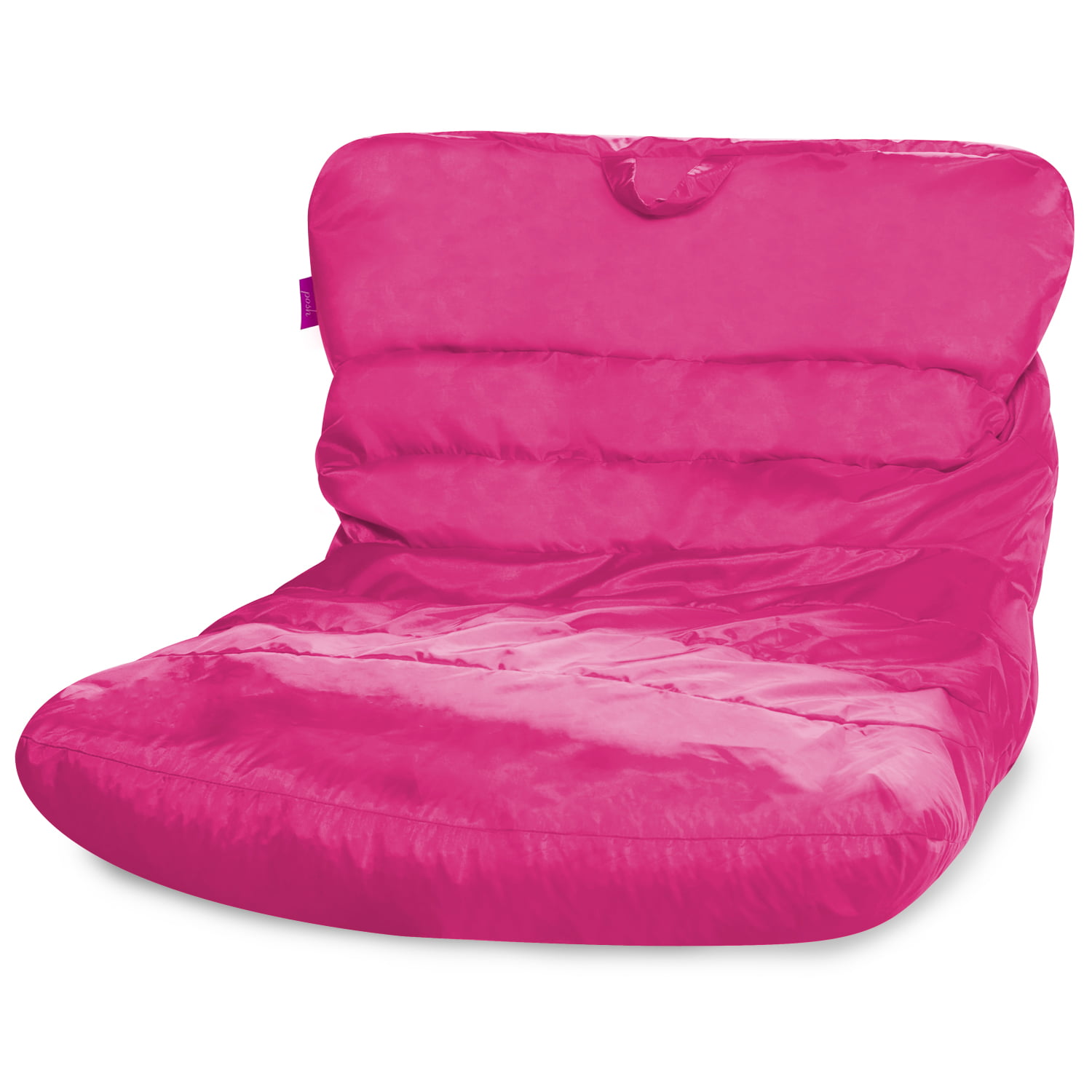 Posh Creations Laguna Lounger Bean Bag Chair. Kids. 3 ft. Pink