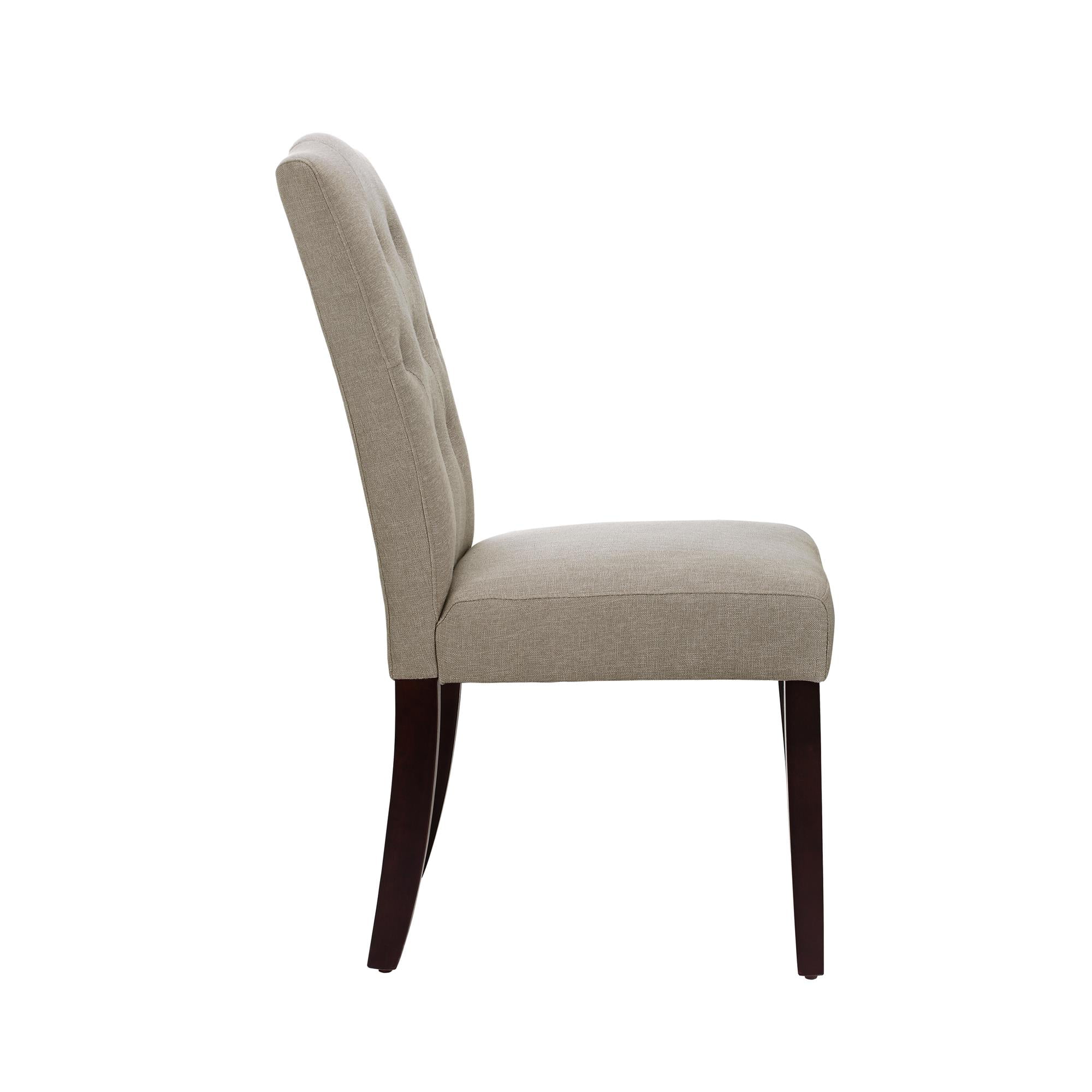 Better Homes and Gardens Parsons Upholstered Tufted Dining Chair.Taupe