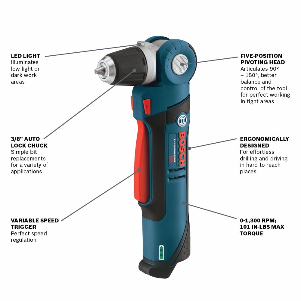 Bosch 12-volt Max 3/8-in Cordless Drill(1 Li-ion Battery Included and Charger Included)