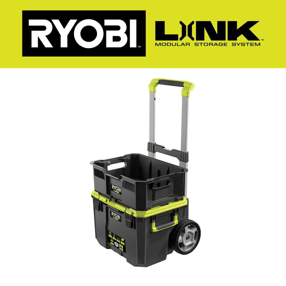 RYOBI STM201-STM104 LINK Rolling Tool Box with Tool Crate