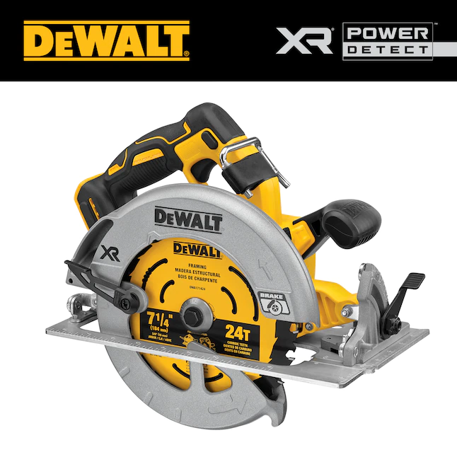 DEWALT Circular Saw DCS574B XR POWERDETECT 20-Volt Max 7-1/4-in Cordless