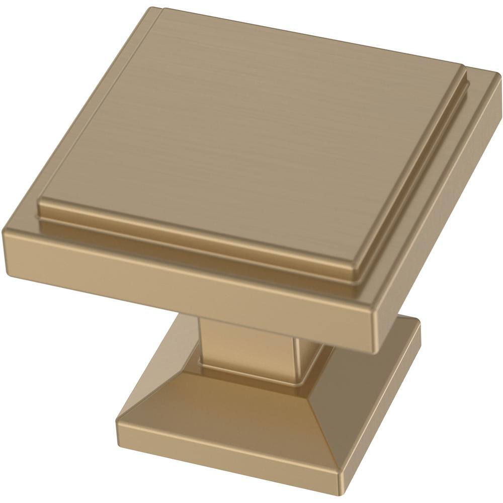 Liberty P37502C-CZ-K2 Classic Square 1-1/9 in. (28 mm) Champagne Bronze Cabinet Knob (25-Pack)