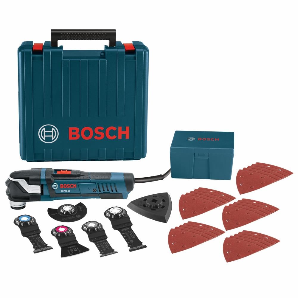 Bosch StarlockPlus 32-Piece Variable Speed Oscillating Multi-Tool Kit with Hard Case
