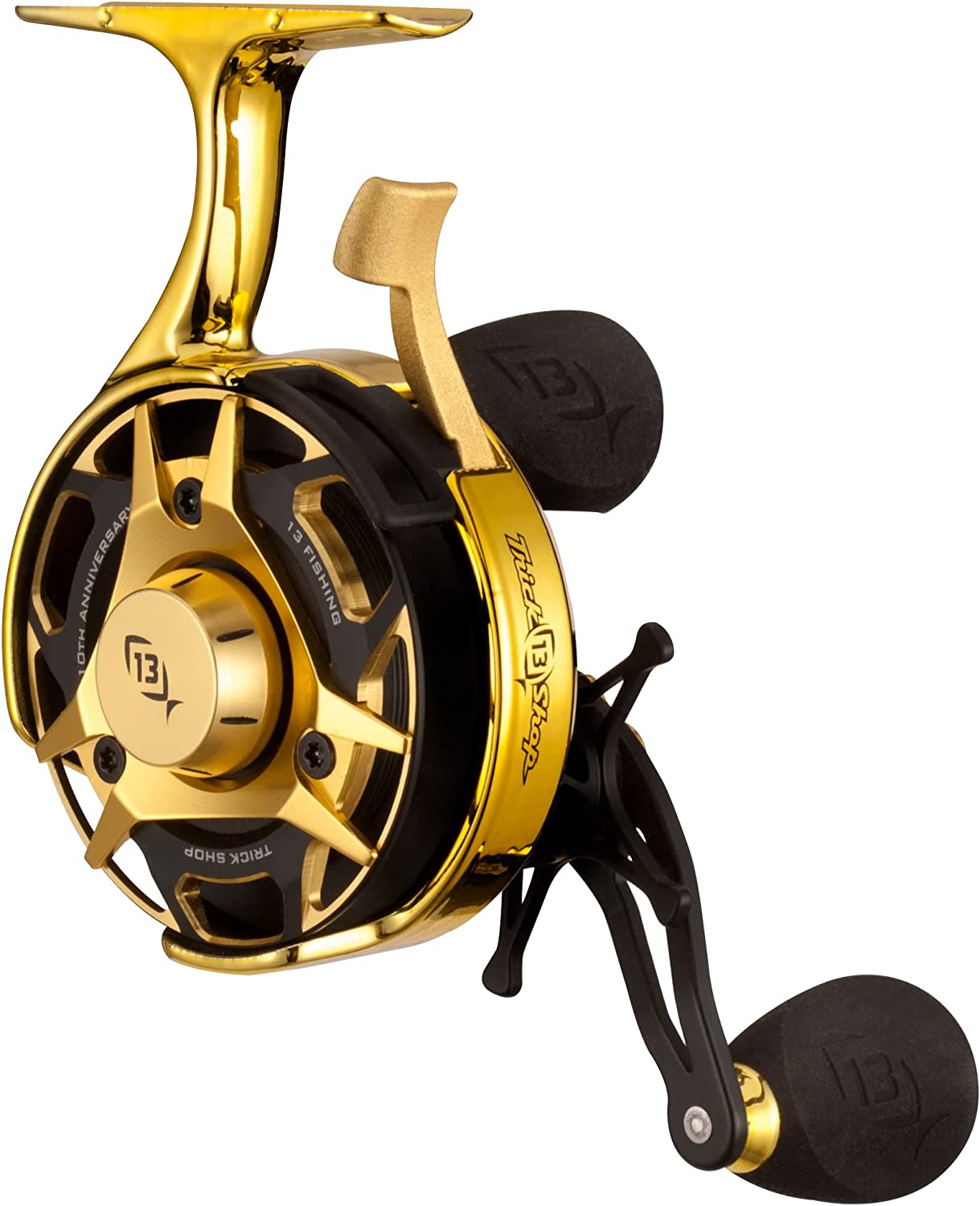 13 Fishing Black Betty Free Carbon Trick Shop Inline Ice Fishing Reel