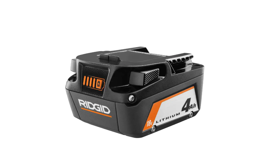 RIDGID AC93044SBN 18V Lithium-Ion (2) 4.0 Ah Battery Starter Kit with Charger and Bag